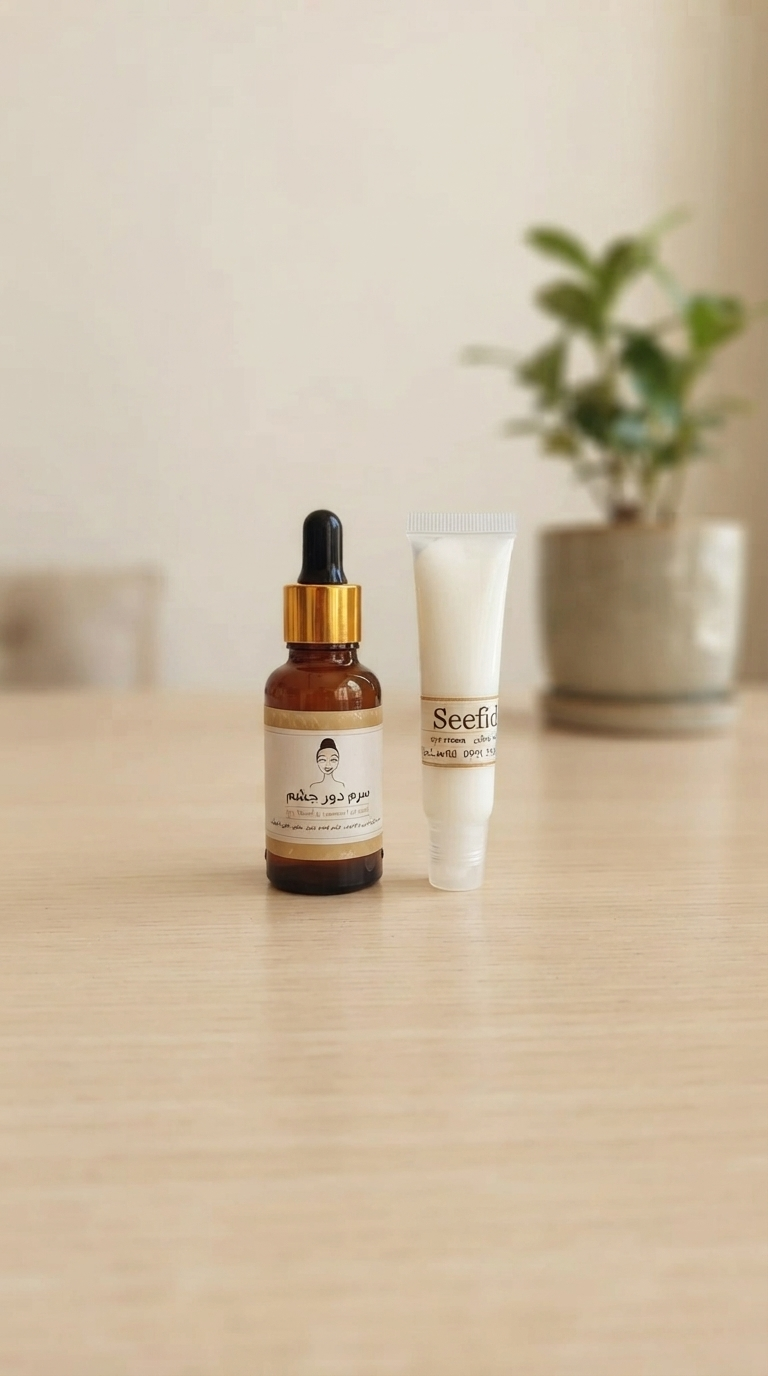 سرم و کرم دور چشم
